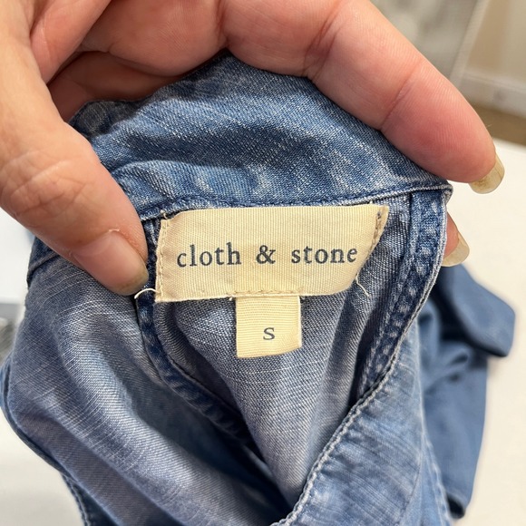 Cloth And Stone Halter Dress Women S Sleeveless A Line Pull On Casual Summer - Picture 2 of 9